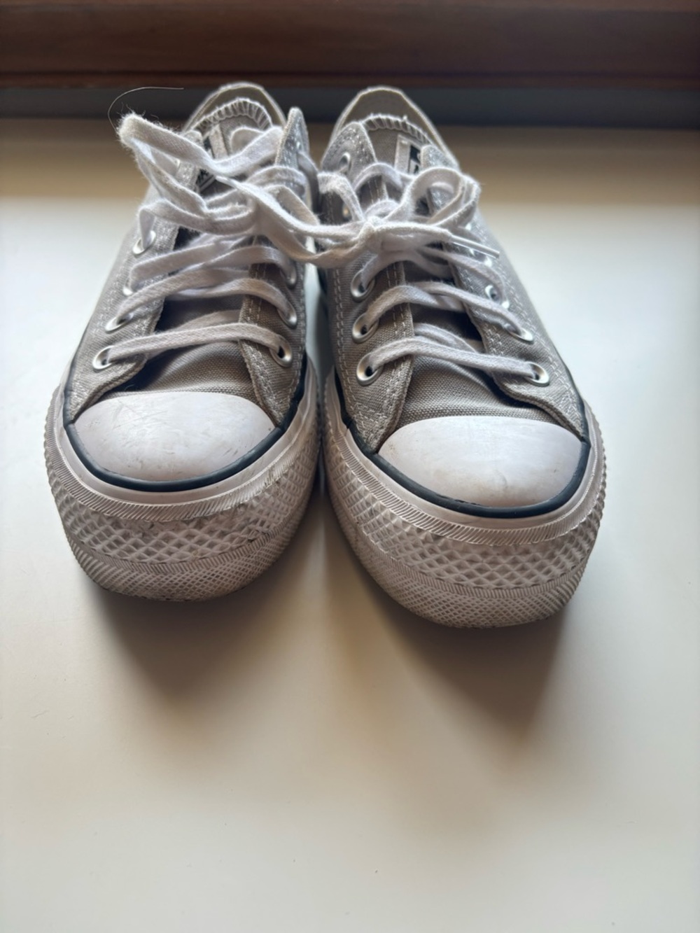 Grey platform converse - Picture 4 of 12